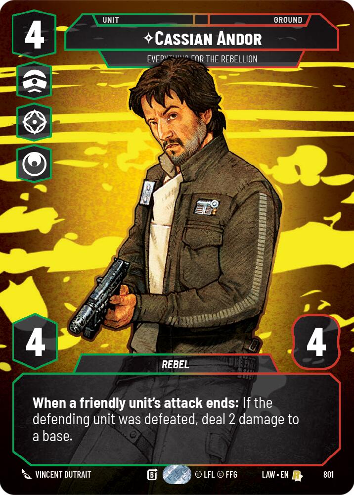 Cassian Andor - Everything for the Rebellion (Prestige) (801) (801) [A Lawless Time] | Shuffle n Cut Hobbies & Games