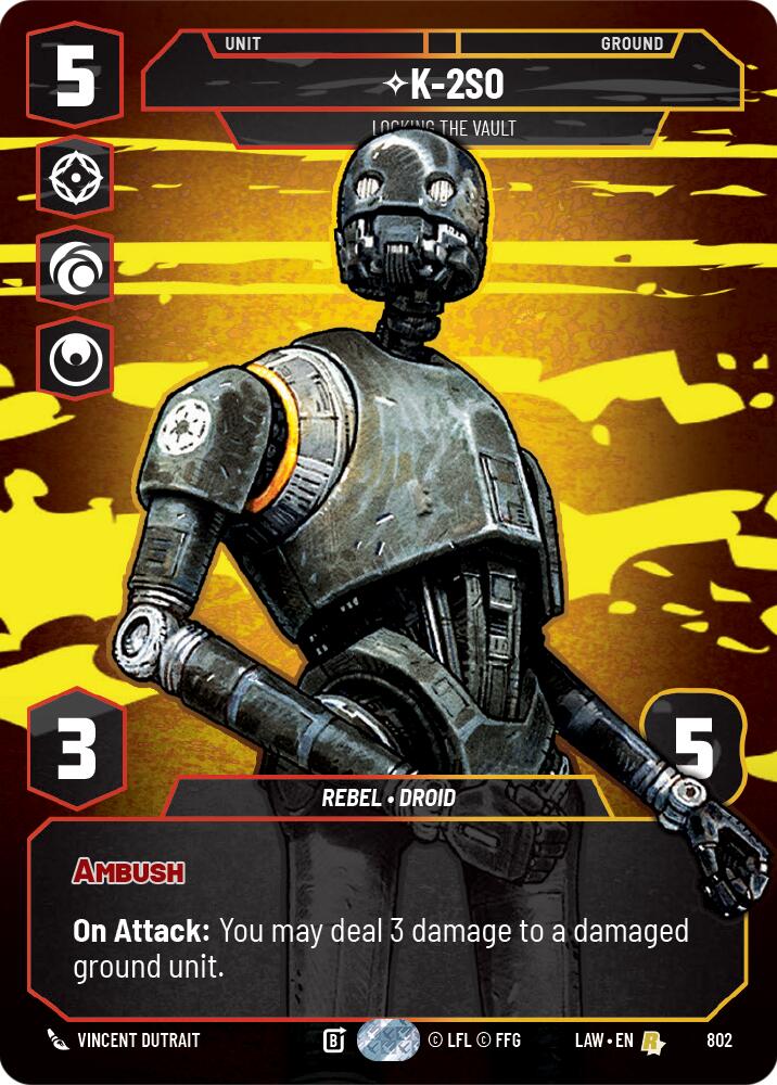 K-2S0 - Locking the Vault (Prestige) (802) (802) [A Lawless Time] | Shuffle n Cut Hobbies & Games