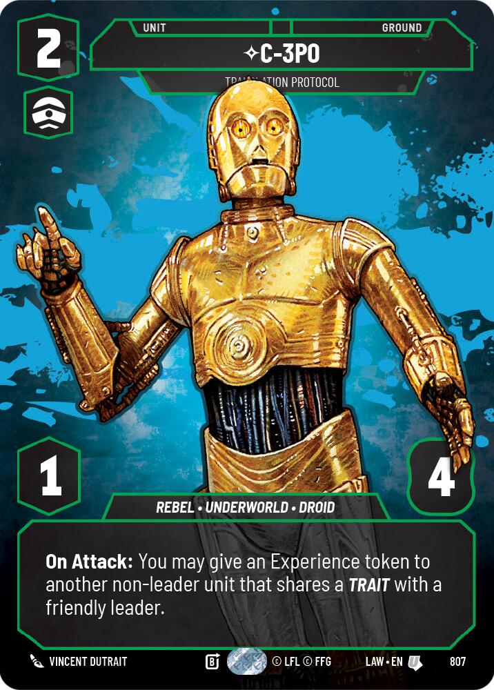 C-3PO - Translation Protocol (Prestige) (807) (807) [A Lawless Time] | Shuffle n Cut Hobbies & Games