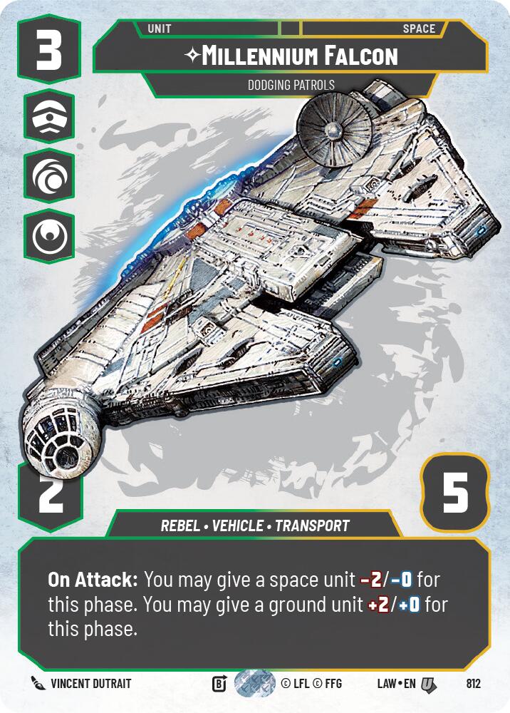 Millennium Falcon - Dodgingg Patrols (Prestige) (812) (812) [A Lawless Time] | Shuffle n Cut Hobbies & Games