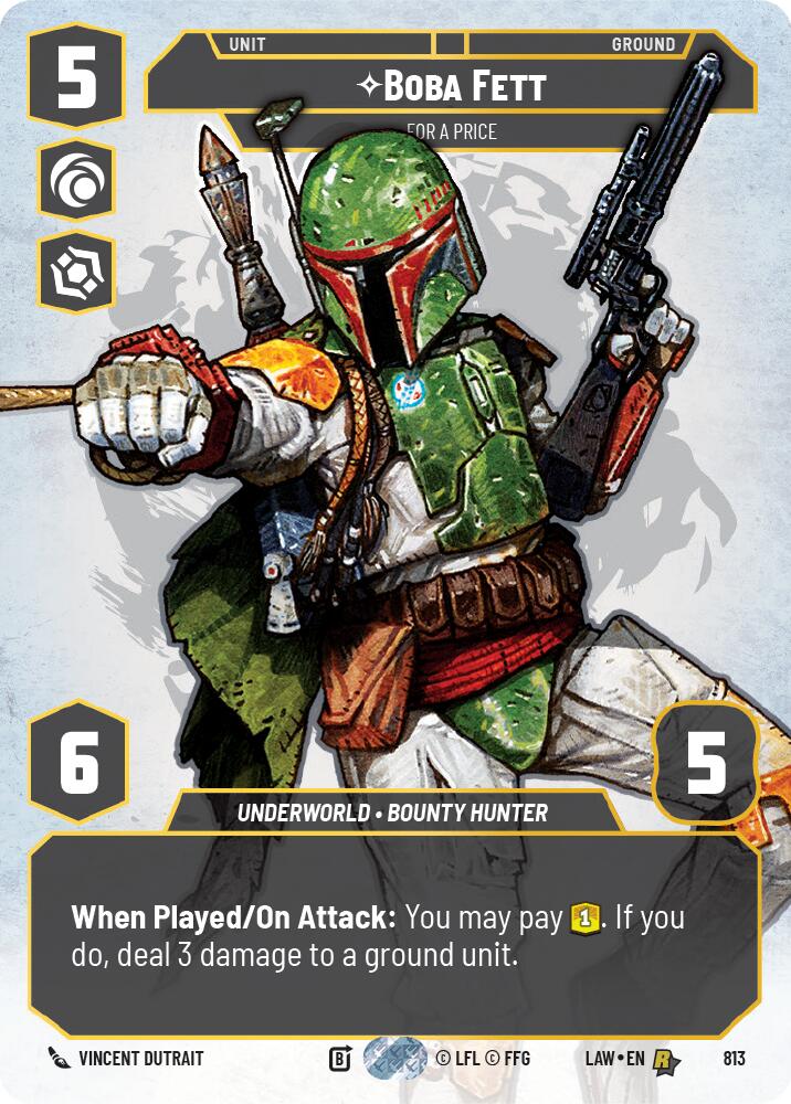 Boba Fett - For a Price (Prestige) (813) (813) [A Lawless Time] | Shuffle n Cut Hobbies & Games