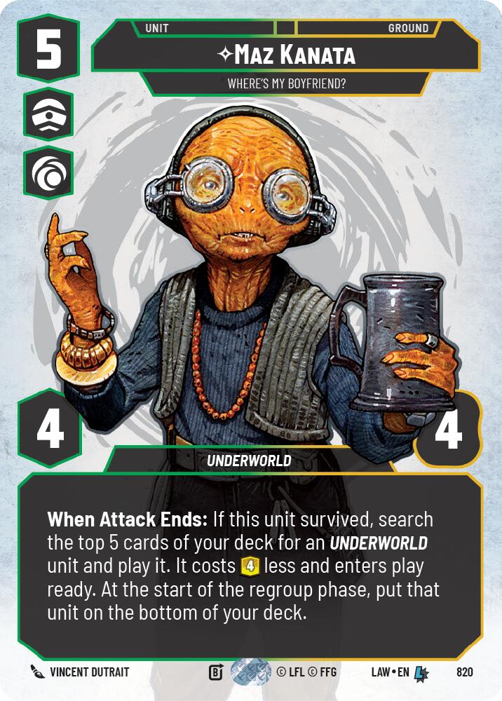 Maz Kanata - Where's My Boyfriend? (Prestige) (820) (820) [A Lawless Time] | Shuffle n Cut Hobbies & Games