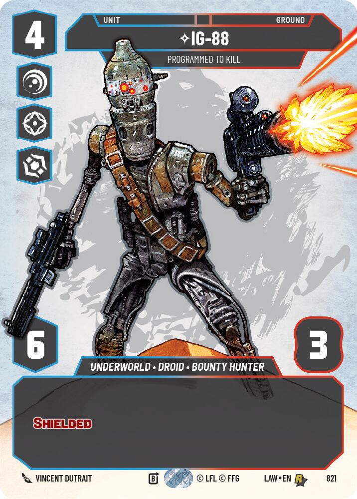 IG-88 - Programmed to Kill (Prestige) (821) (821) [A Lawless Time] | Shuffle n Cut Hobbies & Games
