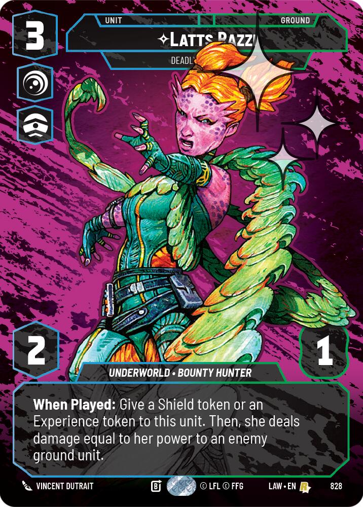 Latts Razzi - Deadly Whipmaster (Prestige Foil) (828) (828) [A Lawless Time] | Shuffle n Cut Hobbies & Games