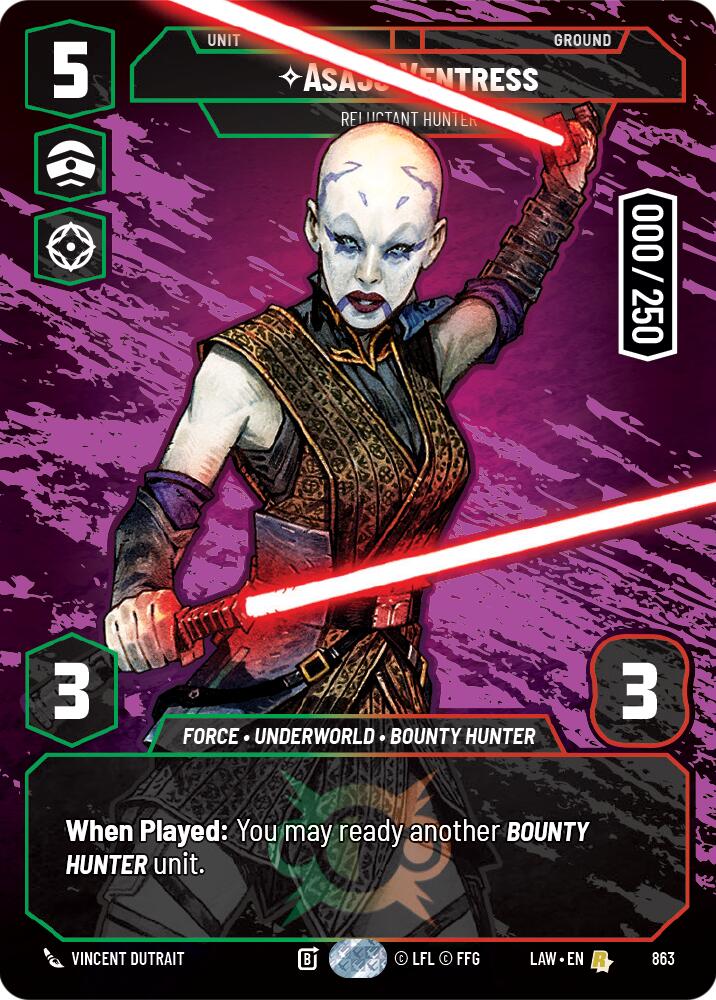 Asajj Ventress - Reluctant Hunter (Serialized) (863) (863) [A Lawless Time] | Shuffle n Cut Hobbies & Games