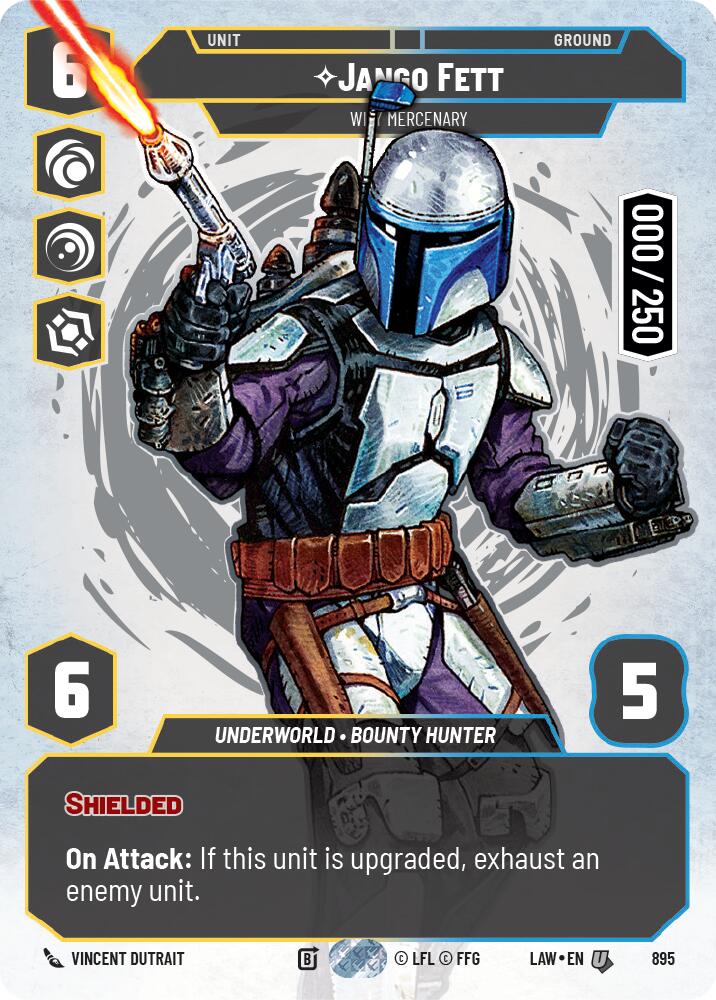 Jango Fett - Wily Mercenary (Serialized) (895) (895) [A Lawless Time] | Shuffle n Cut Hobbies & Games