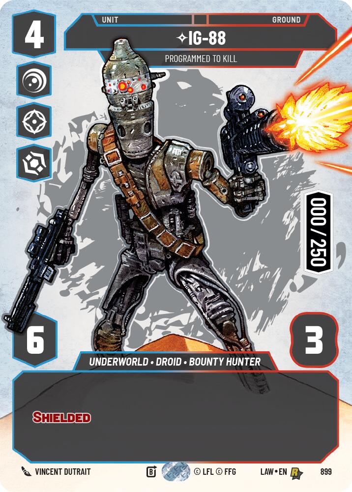 IG-88 - Programmed to Kill (Serialized) (899) (899) [A Lawless Time] | Shuffle n Cut Hobbies & Games