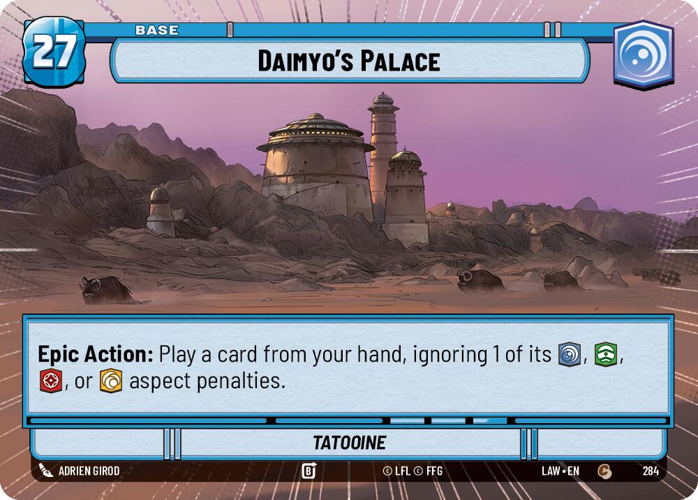 Daimyo's Palace // Credit (284 // t04) (Hyperspace) (284 // T04) [A Lawless Time] | Shuffle n Cut Hobbies & Games
