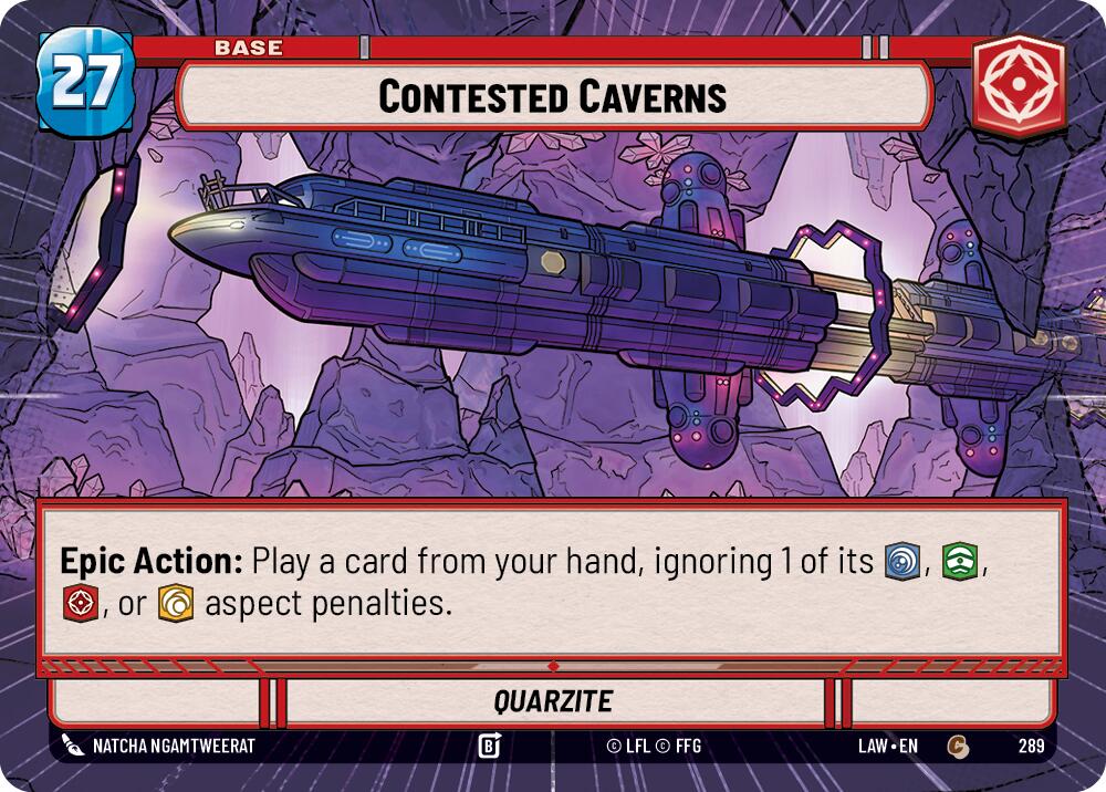Contested Caverns // Shield (289 // t06) (Hyperspace) (289 // T06) [A Lawless Time] | Shuffle n Cut Hobbies & Games