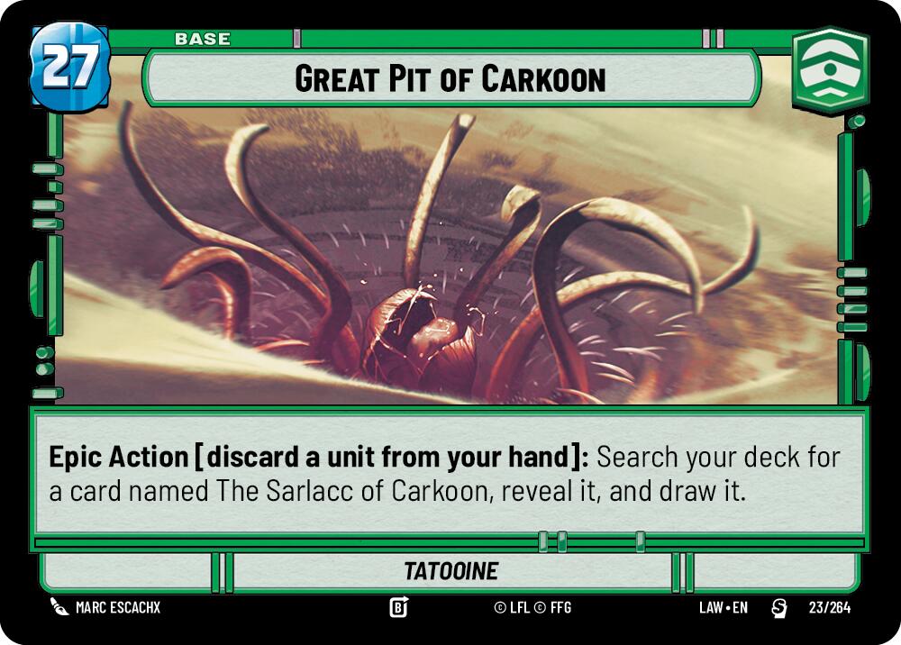 Great Pit of Carkoon (23) (23) [A Lawless Time] | Shuffle n Cut Hobbies & Games