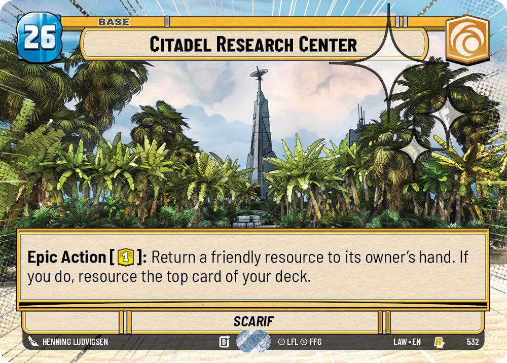 Citadel Research Center (532) (Hyperspace Foil) (532) [A Lawless Time] | Shuffle n Cut Hobbies & Games