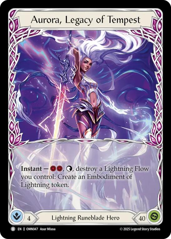 Aurora, Legacy of the Tempest [OMN047] (Omens of the Third Age) | Shuffle n Cut Hobbies & Games