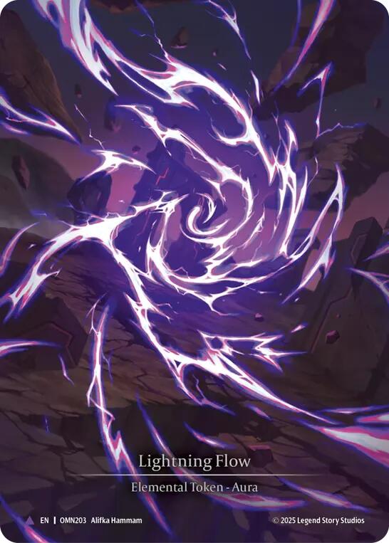 Lightning Flow (A) [OMN203] (Omens of the Third Age)  Cold Foil | Shuffle n Cut Hobbies & Games