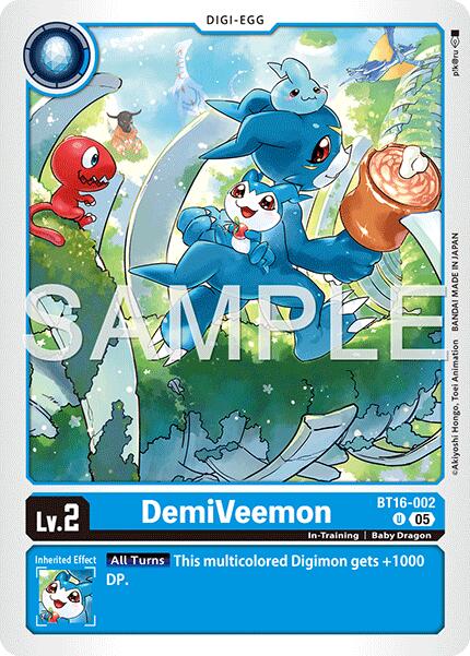 DemiVeemon [BT16-002] (Reprint) [Advanced Booster Digimon Generation] | Shuffle n Cut Hobbies & Games