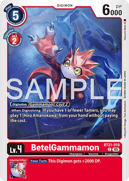 BetelGammamon [BT21-019] (Reprint) [Advanced Booster Digimon Generation] | Shuffle n Cut Hobbies & Games