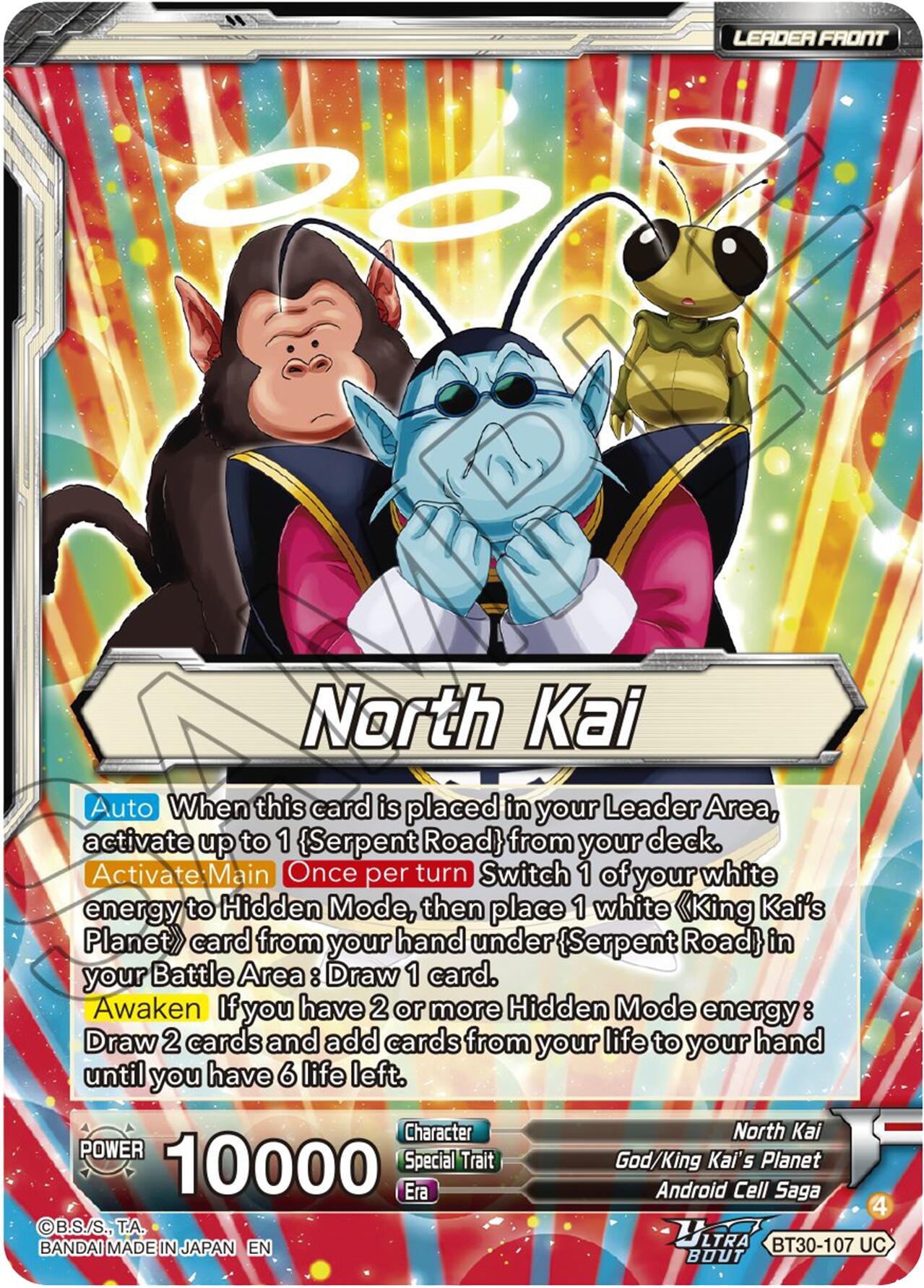 North Kai // North Kai, Ultra Teachings (BT30-107) [Three Glorious Fighters] | Shuffle n Cut Hobbies & Games