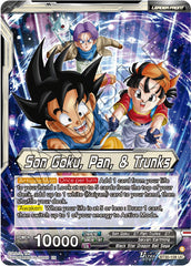 Son Goku, Pan, & Trunks // Son Goku, Pan, & Trunks, Exciting Adventures (BT30-108) [Three Glorious Fighters] | Shuffle n Cut Hobbies & Games