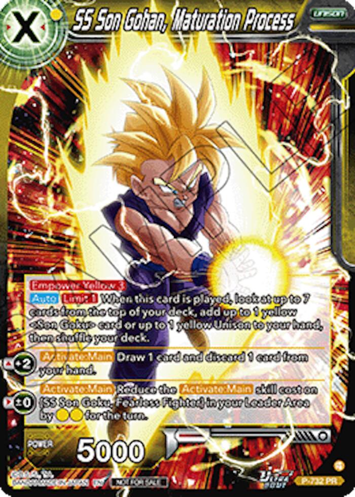 SS Son Gohan, Maturation Process (Ultra-Bout Series Tournament Pack Vol.2) (P-732) [Tournament Promotion Cards] | Shuffle n Cut Hobbies & Games
