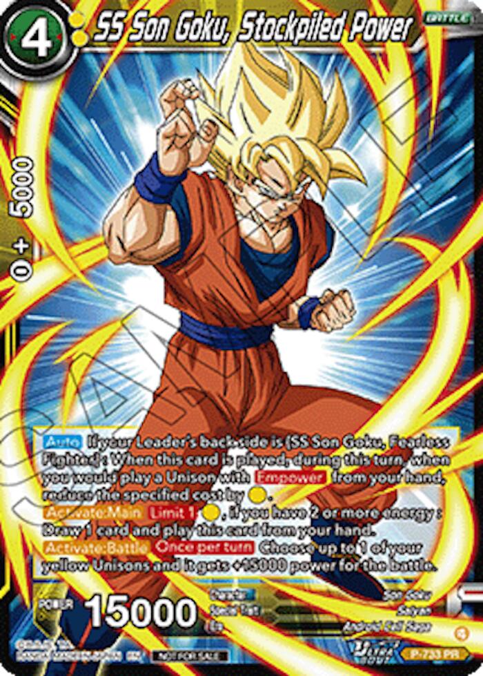 SS Son Goku, Stockpiled Power (Ultra-Bout Series Tournament Pack Vol.2) (P-733) [Tournament Promotion Cards] | Shuffle n Cut Hobbies & Games
