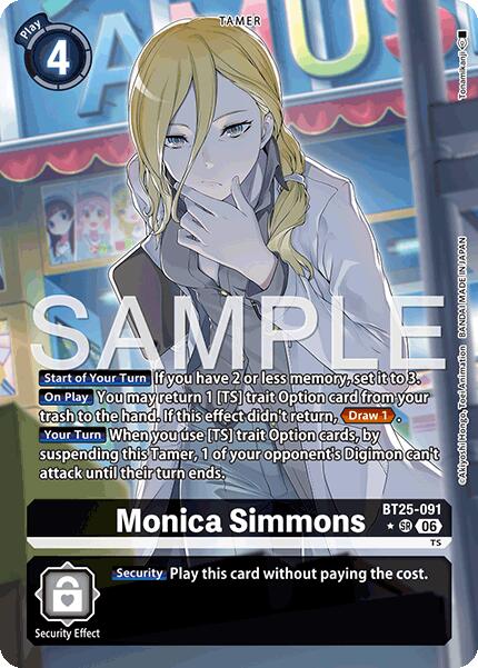 Monica Simmons [BT25-091] (Alternate Art) [Dual Revolution] | Shuffle n Cut Hobbies & Games