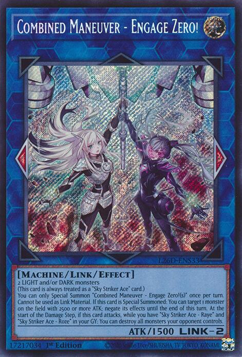 Combined Maneuver - Engage Zero! (Secret Rare) [L26D-ENS33] Secret Rare | Shuffle n Cut Hobbies & Games