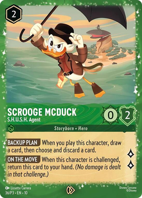 Scrooge McDuck - S.H.U.S.H. Agent (36) [Promo Cards] | Shuffle n Cut Hobbies & Games