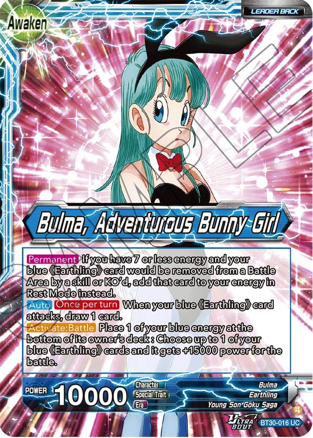 Bulma // Bulma, Adventurous Bunny Girl (BT30-016) [Three Glorious Fighters] | Shuffle n Cut Hobbies & Games