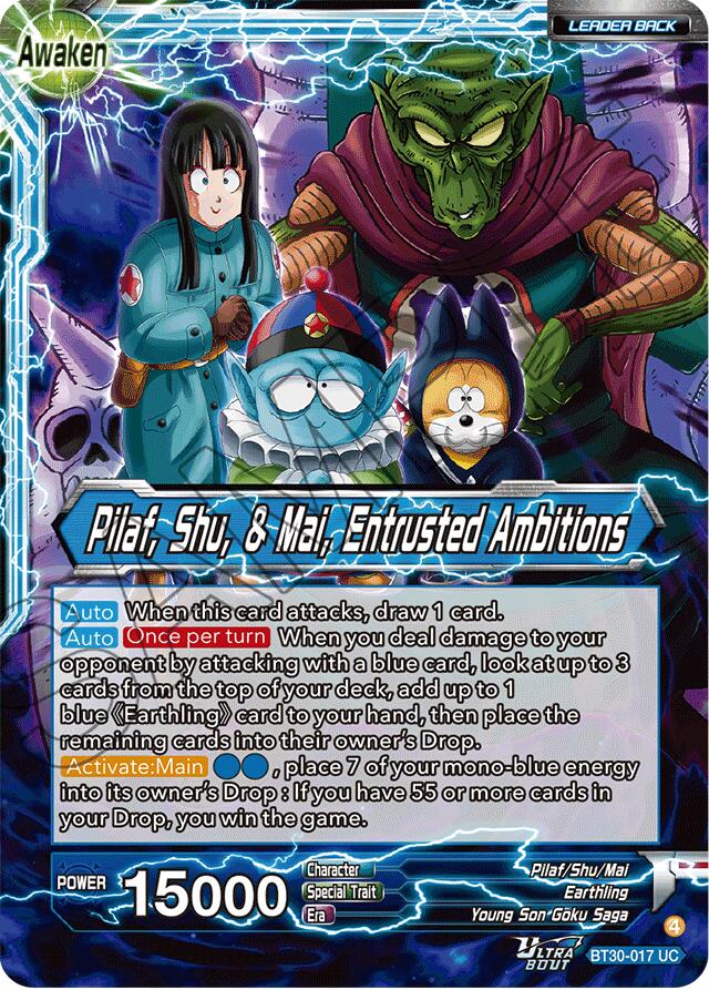 Pilaf, Shu, & Mai // Pilaf, Shu, & Mai, Entrusted Ambitions (BT30-017) [Three Glorious Fighters] | Shuffle n Cut Hobbies & Games