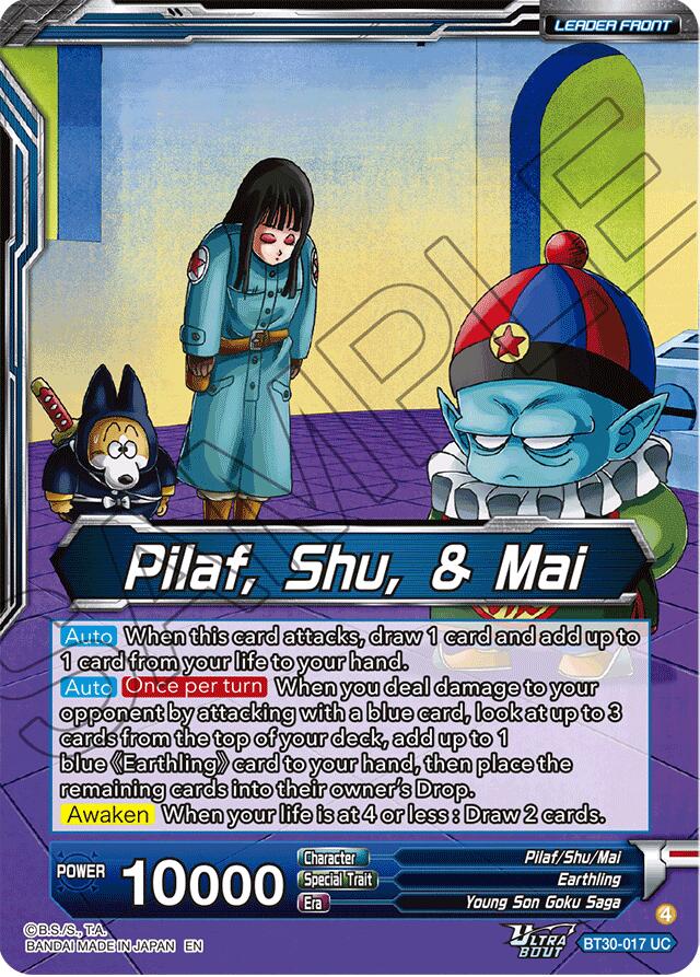 Pilaf, Shu, & Mai // Pilaf, Shu, & Mai, Entrusted Ambitions (BT30-017) [Three Glorious Fighters] | Shuffle n Cut Hobbies & Games