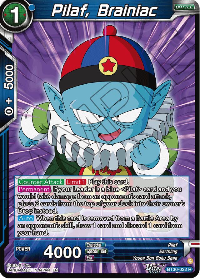 Pilaf, Brainiac (BT30-032) [Three Glorious Fighters] | Shuffle n Cut Hobbies & Games