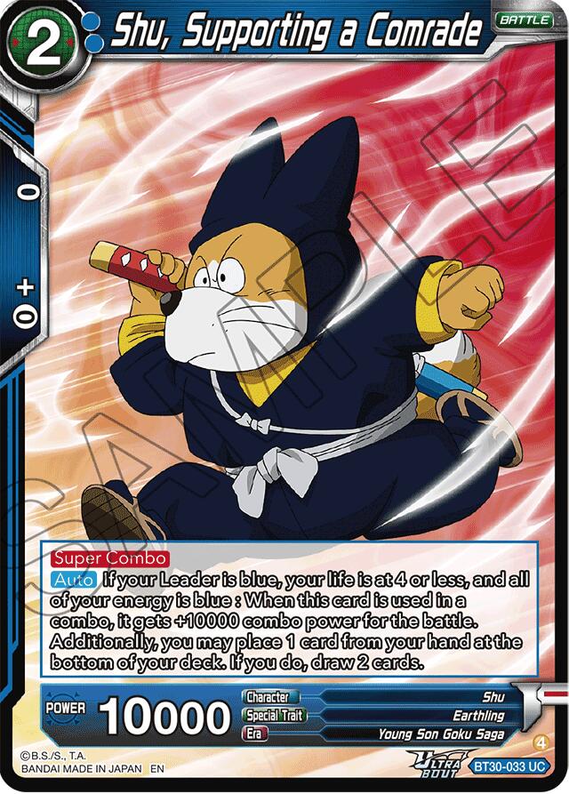 Shu, Supporting a Comrade (BT30-033) [Three Glorious Fighters] | Shuffle n Cut Hobbies & Games