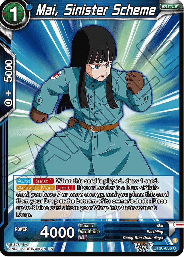 Mai, Sinister Scheme (BT30-036) [Three Glorious Fighters] | Shuffle n Cut Hobbies & Games
