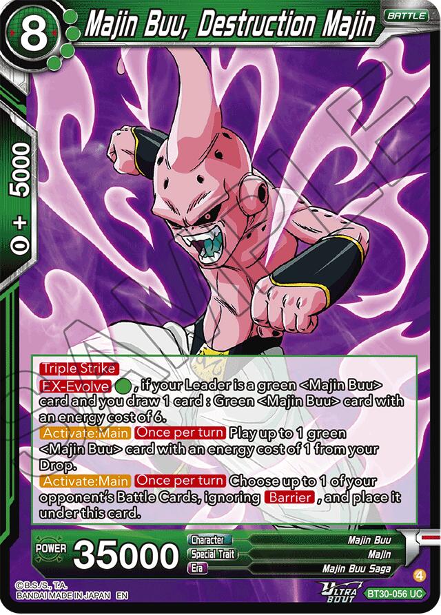 Majin Buu, Destruction Majin (BT30-056) [Three Glorious Fighters] | Shuffle n Cut Hobbies & Games