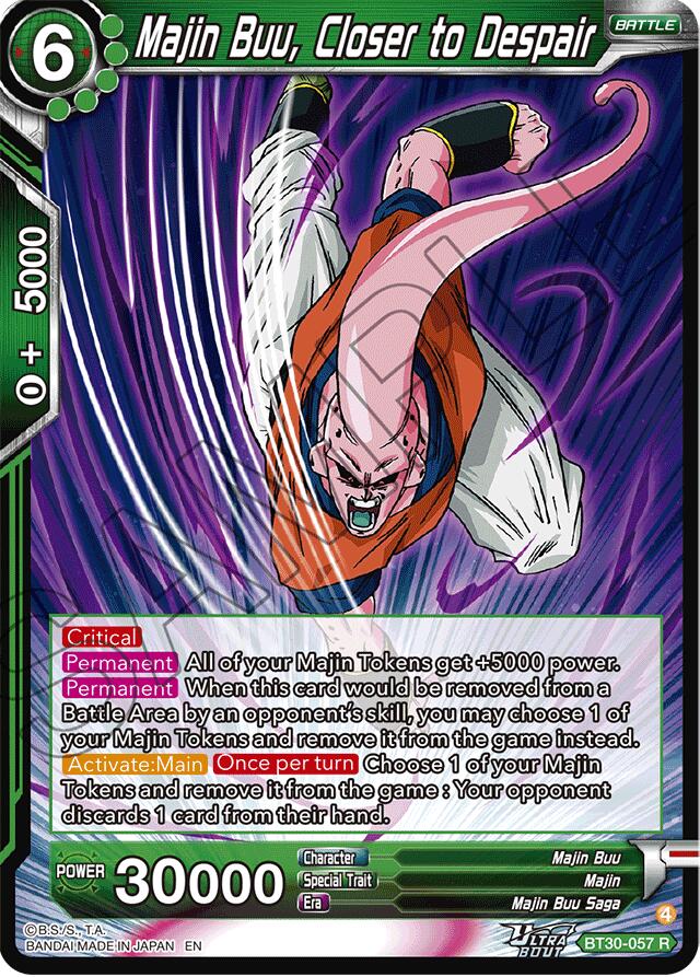 Majin Buu, Closer to Despair (BT30-057) [Three Glorious Fighters] | Shuffle n Cut Hobbies & Games