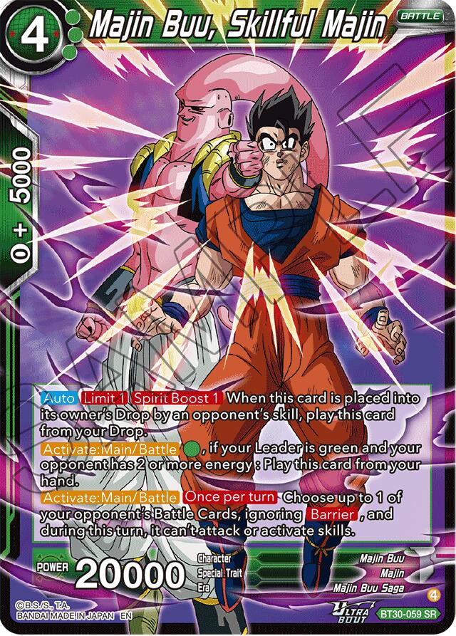 Majin Buu, Skillful Majin (BT30-059) [Three Glorious Fighters] | Shuffle n Cut Hobbies & Games