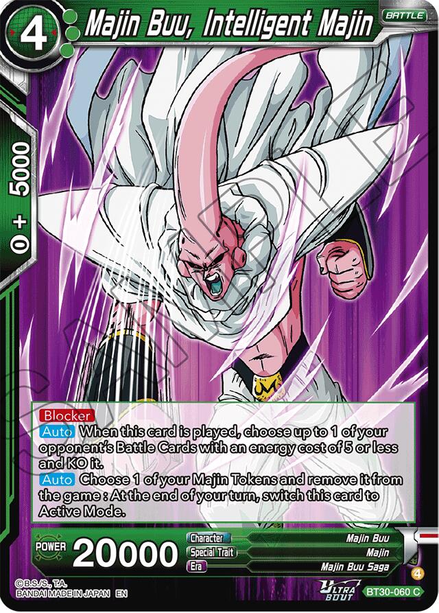Majin Buu, Intelligent Majin (BT30-060) [Three Glorious Fighters] | Shuffle n Cut Hobbies & Games