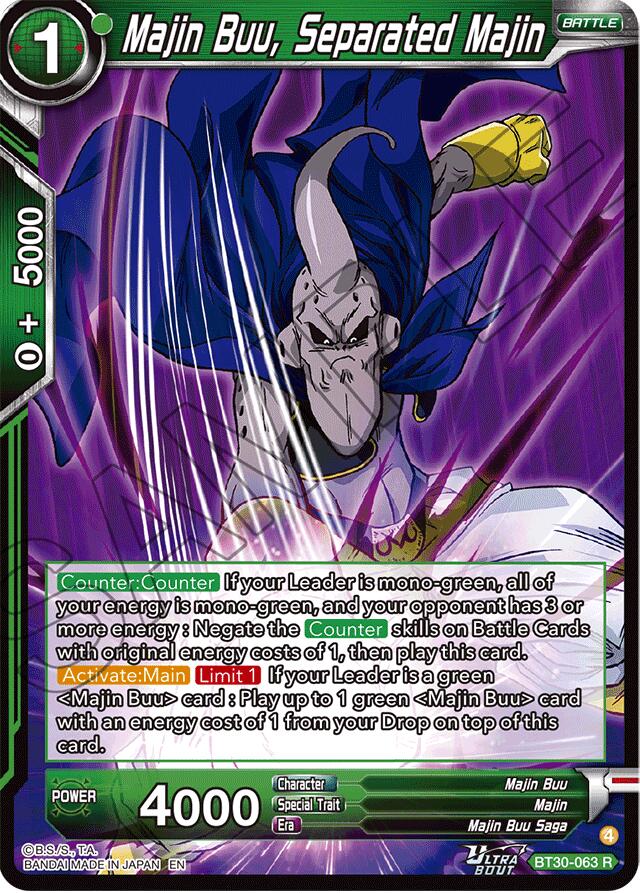 Majin Buu, Separated Majin (BT30-063) [Three Glorious Fighters] | Shuffle n Cut Hobbies & Games