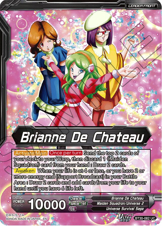 Brianna De Chateau // The 2nd Universe's Witchy Warriors (SLR) (BT30-082) [Three Glorious Fighters] | Shuffle n Cut Hobbies & Games