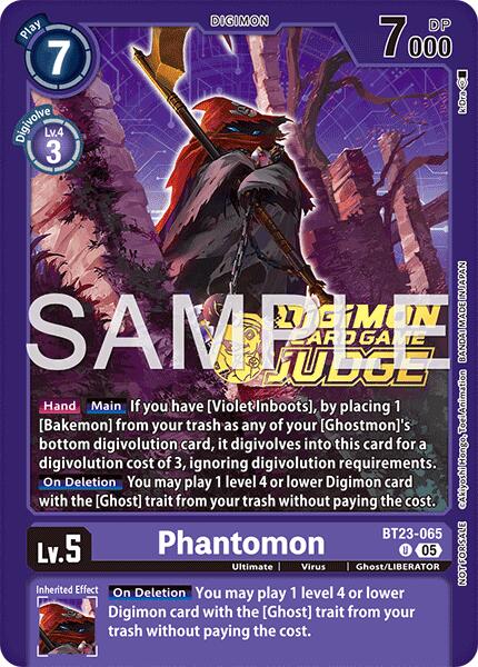 Phantomon [BT23-065] (Judge Pack 9) [Hackers' Slumber] | Shuffle n Cut Hobbies & Games