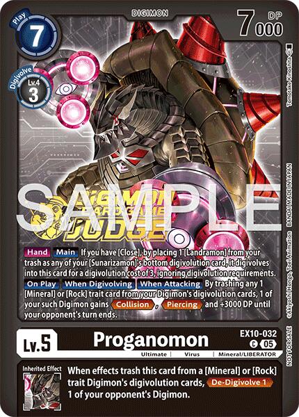 Proganomon [EX10-032] (Judge Pack 9) [Sinister Order] | Shuffle n Cut Hobbies & Games