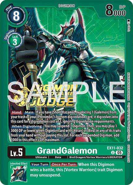 GrandGalemon [EX11-032] (Judge Pack 9) [Dawn of Liberator] | Shuffle n Cut Hobbies & Games