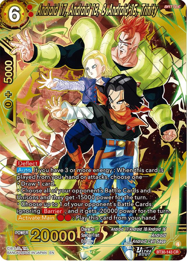 Android 17, Android 18, & Android 16, Trinity (BT30-143) [Three Glorious Fighters] | Shuffle n Cut Hobbies & Games