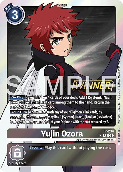 Yujin Ozora [P-234] (Store Tournament 2026 Vol. 2 Winner Pack) [Promotional Cards] | Shuffle n Cut Hobbies & Games