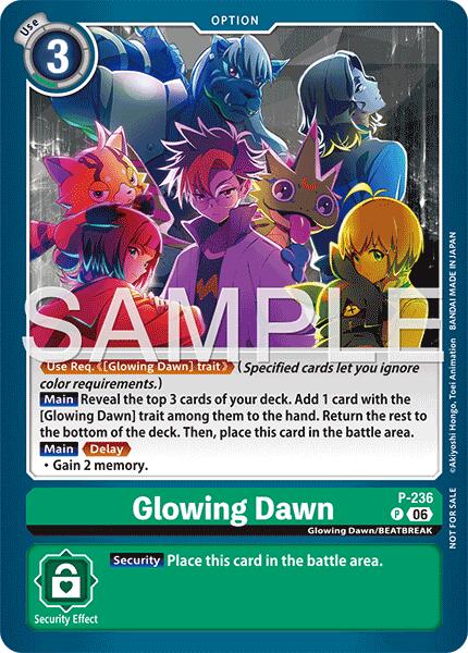 Glowing Dawn [P-236] (Store Tournament 2026 Vol. 2 Participation Pack) [Promotional Cards] | Shuffle n Cut Hobbies & Games