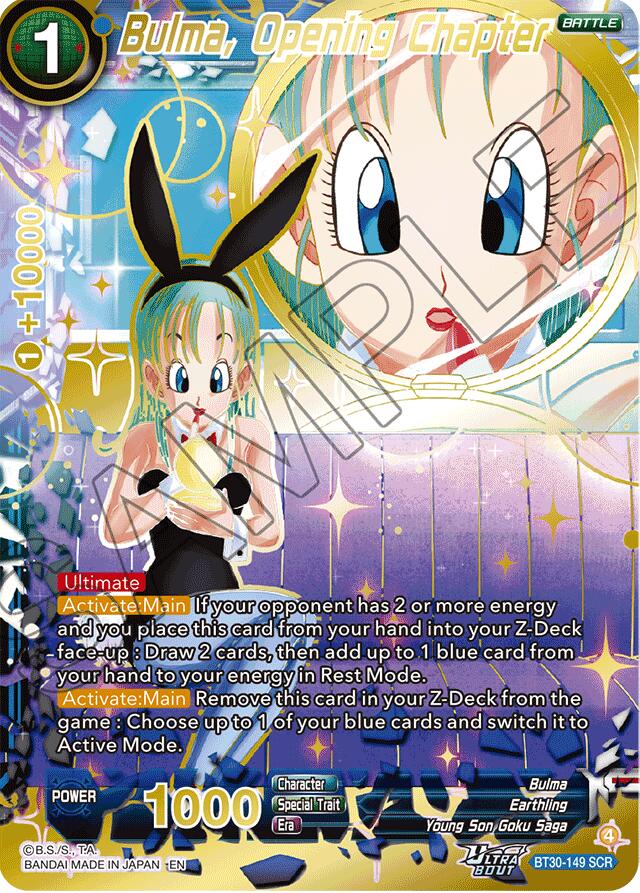 Bulma, Opening Chapter (SCR) (BT30-149) [Three Glorious Fighters] | Shuffle n Cut Hobbies & Games