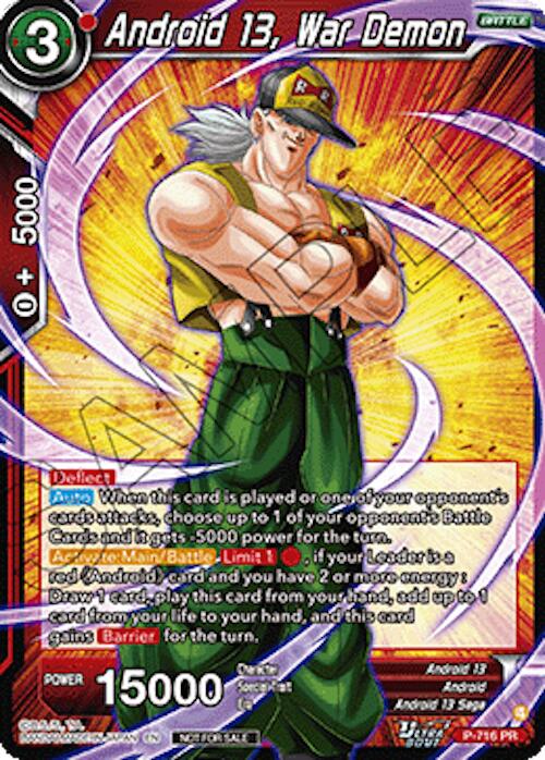Android 13, War Demon (P-716) [Promotion Cards] | Shuffle n Cut Hobbies & Games