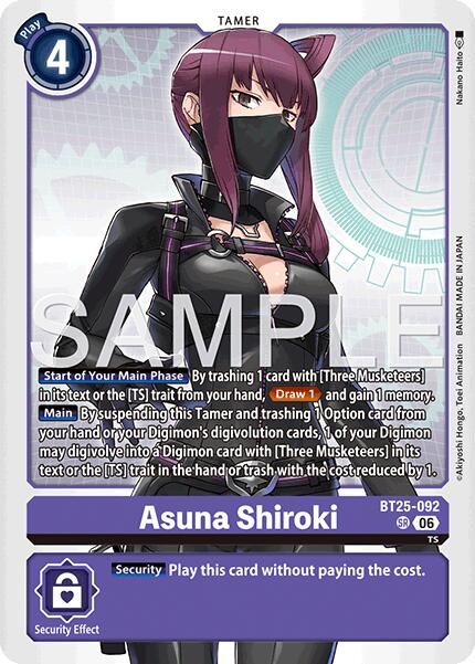 Asuna Shiroki [BT25-092] [Dual Revolution] | Shuffle n Cut Hobbies & Games