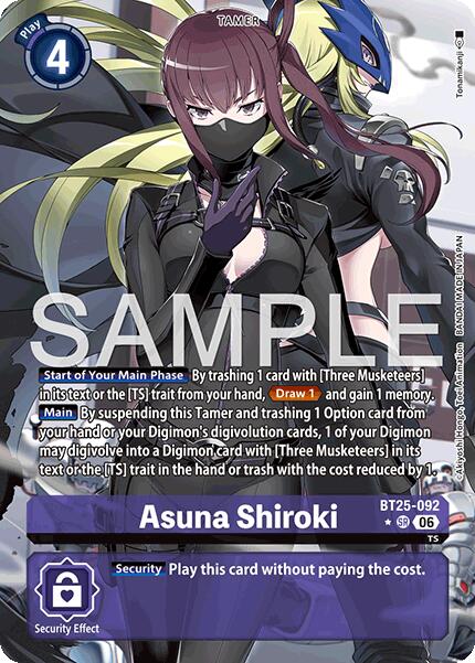 Asuna Shiroki [BT25-092] (Alternate Art) [Dual Revolution] | Shuffle n Cut Hobbies & Games