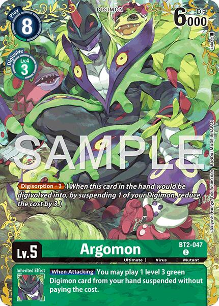 Argomon [BT2-047] - BT2-047 (Alternate Art) [Dual Revolution] | Shuffle n Cut Hobbies & Games