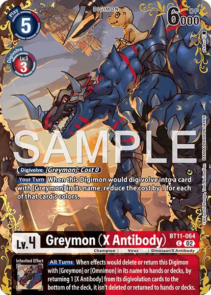 Greymon [BT11-064] (X Antibody) (Alternate Art) [Dual Revolution] | Shuffle n Cut Hobbies & Games